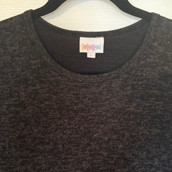 LuLaRoe Charcoal Maxi Dress - Picture 2 of 5